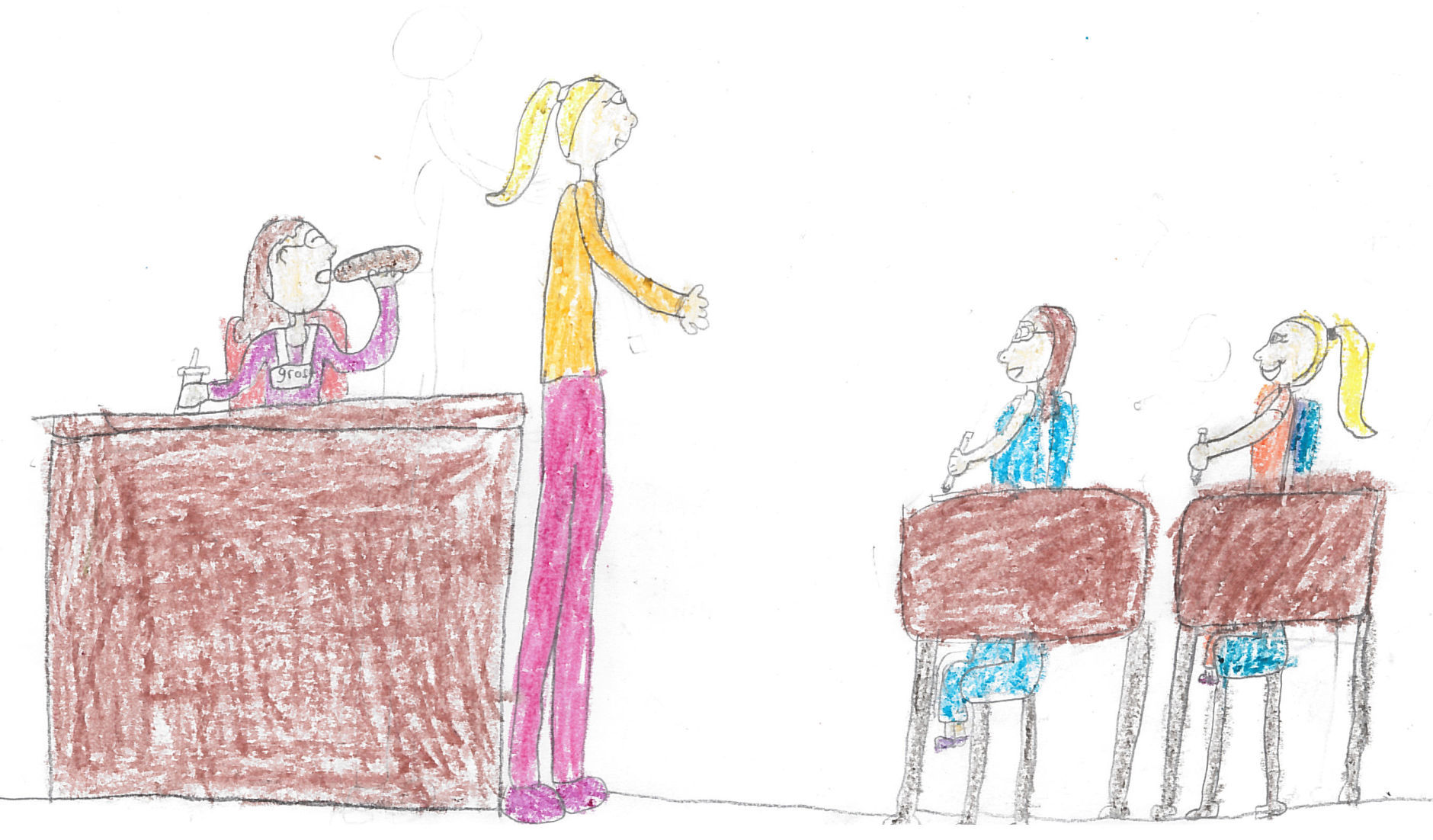 Angela Rattan, grade 2, Oakdale